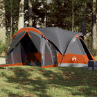 Tipitent 8-persoons waterdicht grijs oranje 490x459x196 cm