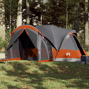 Tipitent 8-persoons waterdicht grijs oranje 490x459x196 cm
