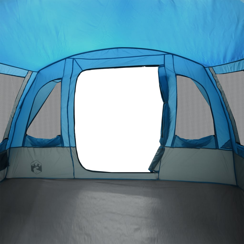 Tunneltent voor gezin 8-persoons waterdicht blauw