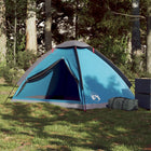 Dome tent 2-person waterproof blue