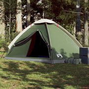 Koepeltent 4-persoons 240x210x132 cm groen