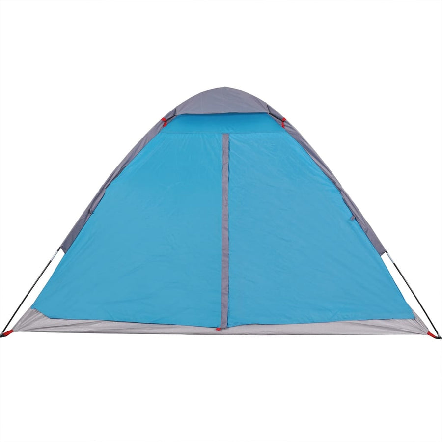 Koepeltent 4-persoons waterdicht blauw