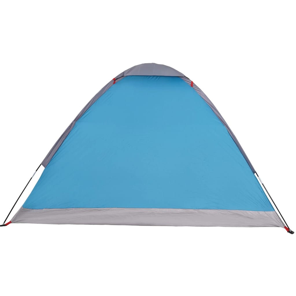 Koepeltent 4-persoons waterdicht blauw