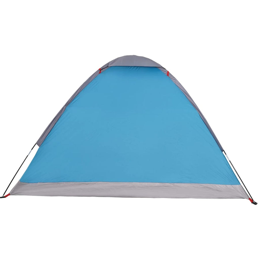 Koepeltent 4-persoons waterdicht blauw