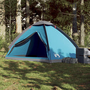 Koepeltent 4-persoons 240x210x132 cm waterdicht blauw