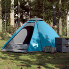 Koepeltent 4-persoons waterdicht blauw 310x240x130 cm