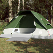 Dome tent 4-person waterproof green