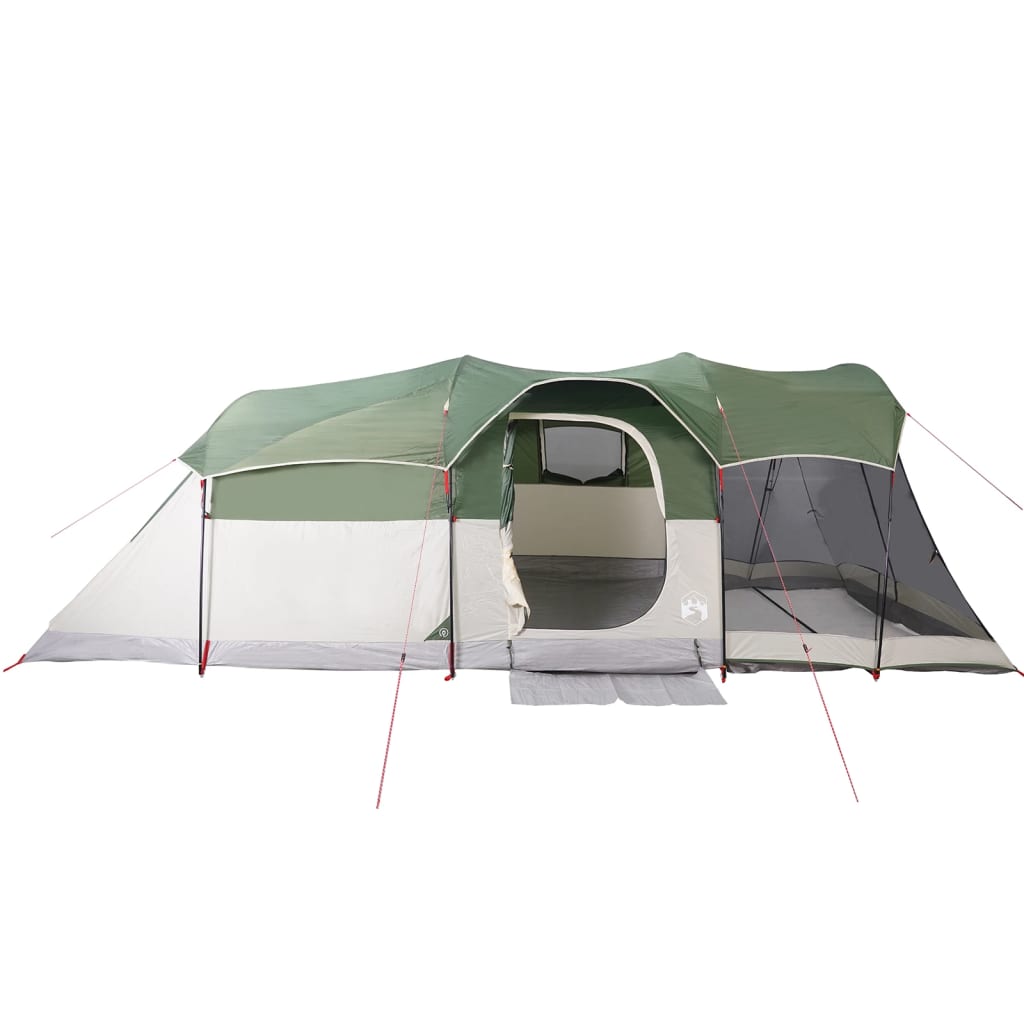 Tunneltent 8-persoons waterdicht groen