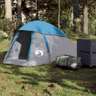 Koepeltent 1-persoons waterdicht blauw 122x244x91/96 cm