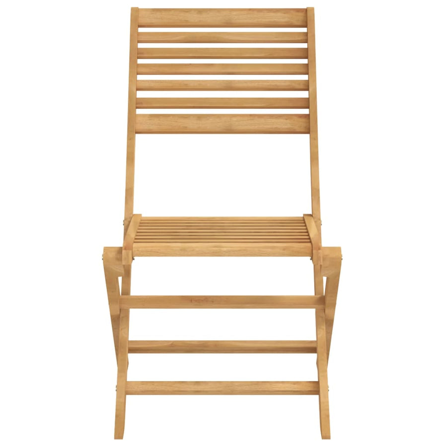 Tuinstoelen 2 St Inklapbaar 48,5X61,5X87 Cm Massief Acaciahout
