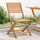 Garden chairs 2 pcs foldable 48.5x61.5x87 cm solid acacia wood