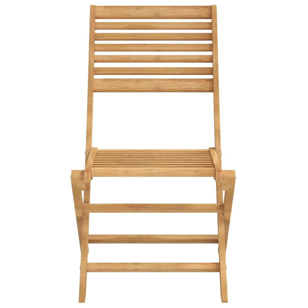 Tuinstoelen 4 St Inklapbaar 48,5X61,5X87 Cm Massief Acaciahout