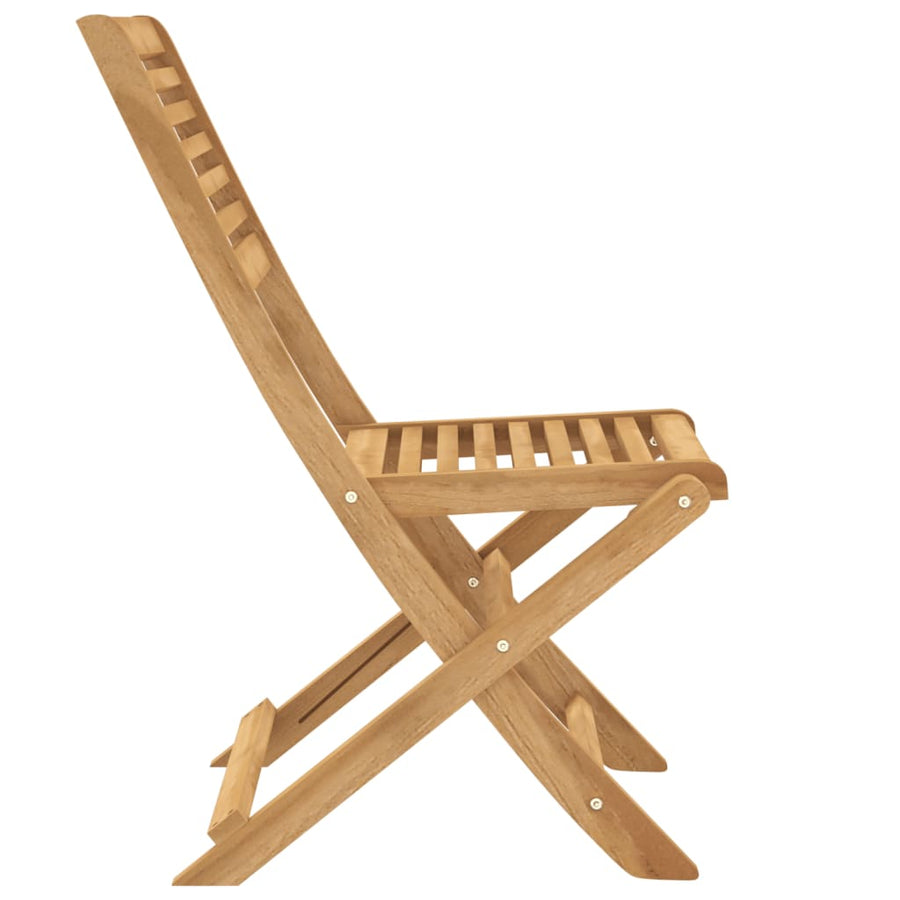 Tuinstoelen 4 St Inklapbaar 48,5X61,5X87 Cm Massief Acaciahout