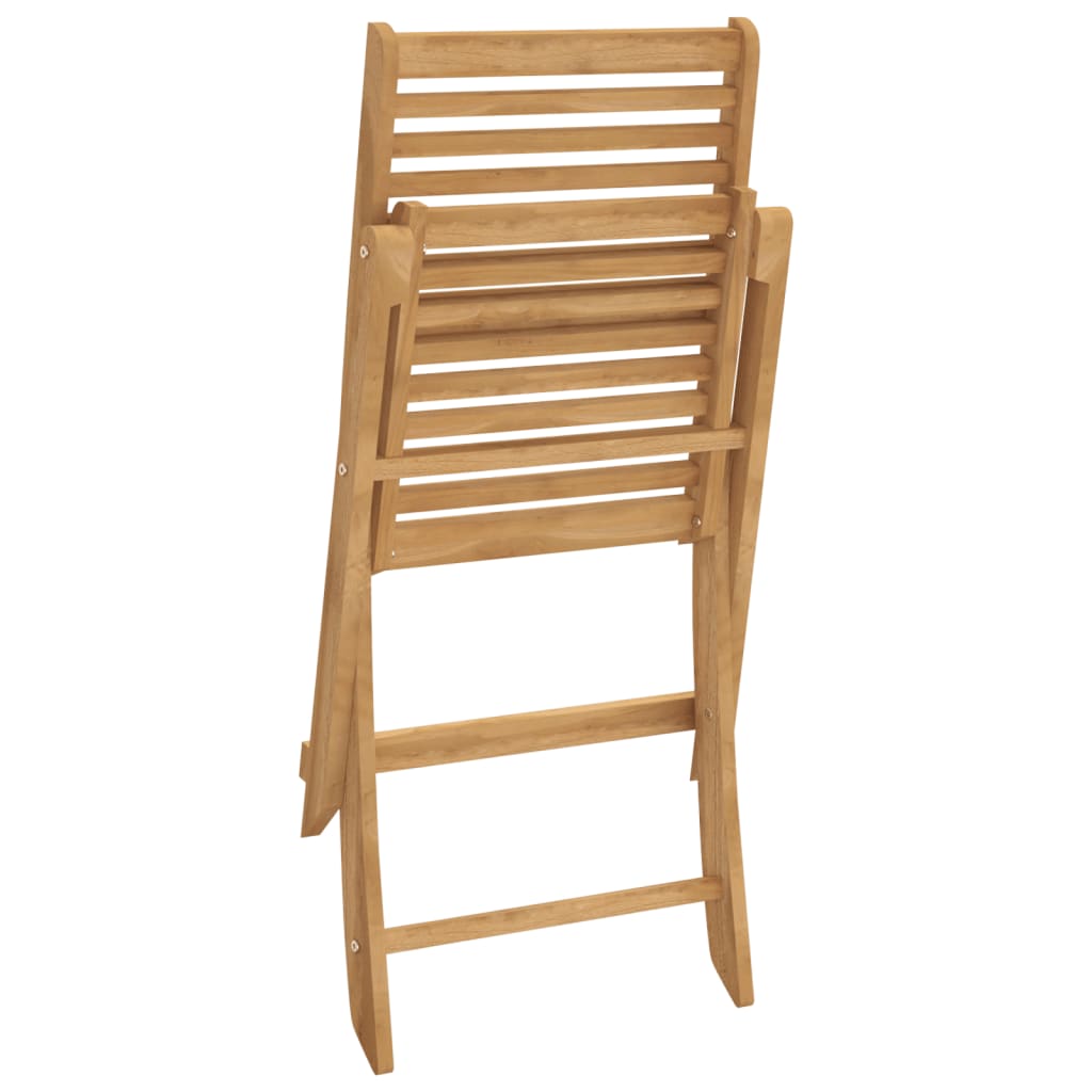 Tuinstoelen 4 St Inklapbaar 48,5X61,5X87 Cm Massief Acaciahout