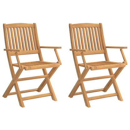 Tuinstoelen 2 St Inklapbaar 58X54,5X90 Cm Massief Acaciahout