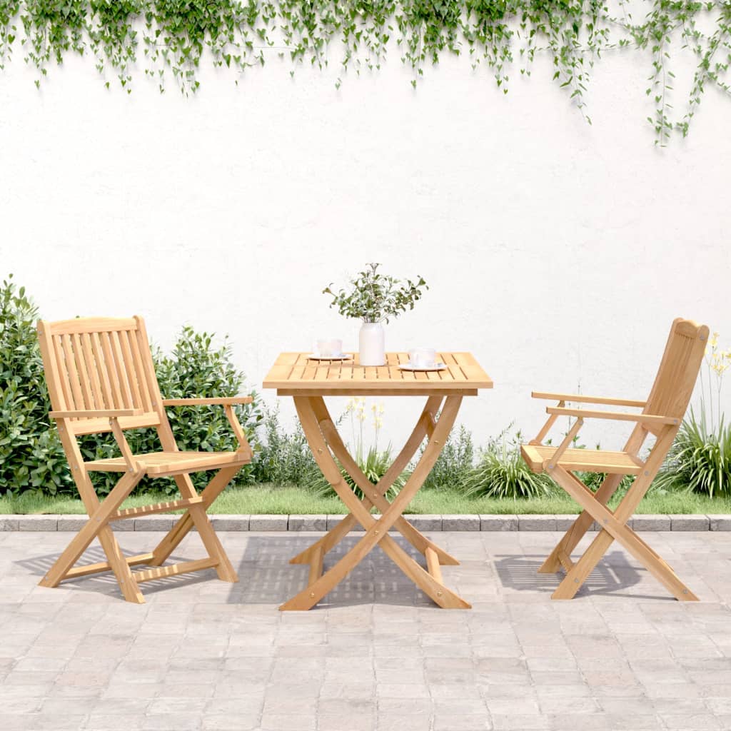Tuinstoelen 2 St Inklapbaar 58X54,5X90 Cm Massief Acaciahout