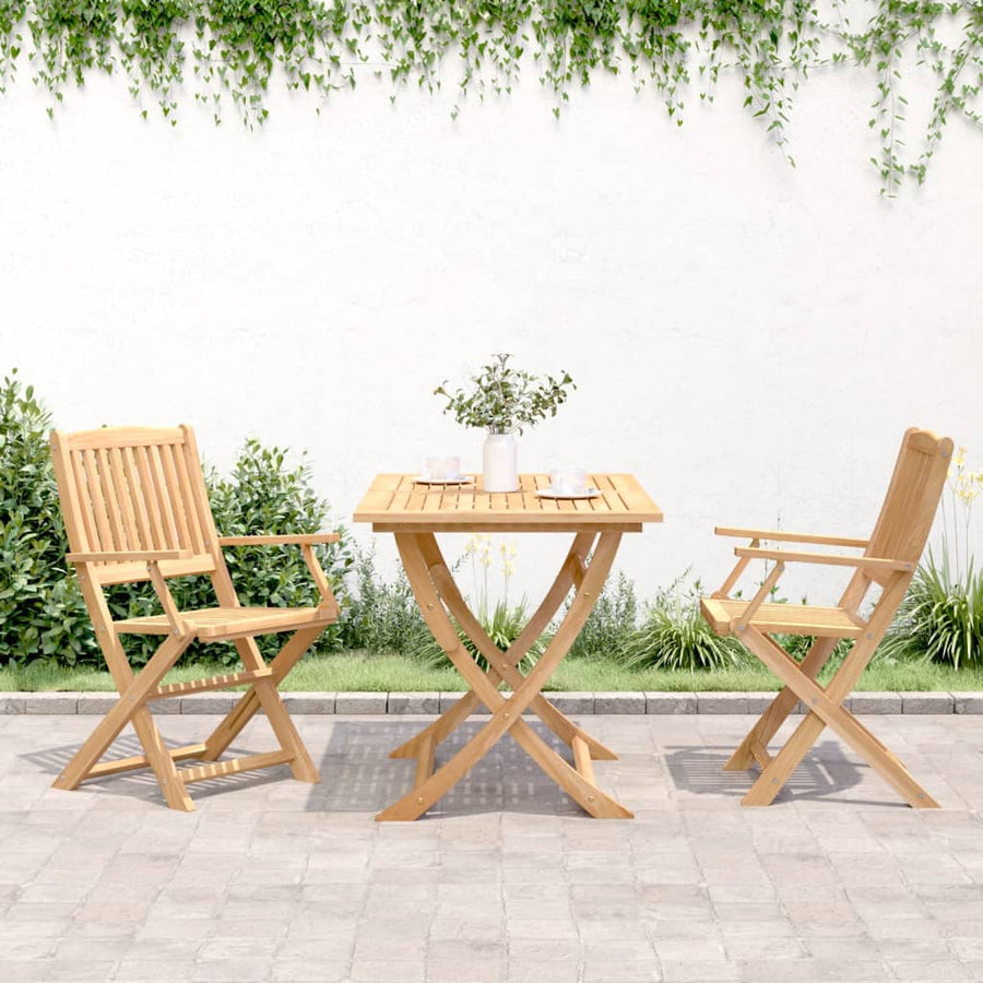 Tuinstoelen 2 St Inklapbaar 58X54,5X90 Cm Massief Acaciahout