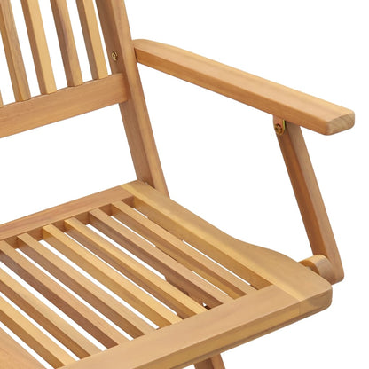 Tuinstoelen 2 St Inklapbaar 58X54,5X90 Cm Massief Acaciahout