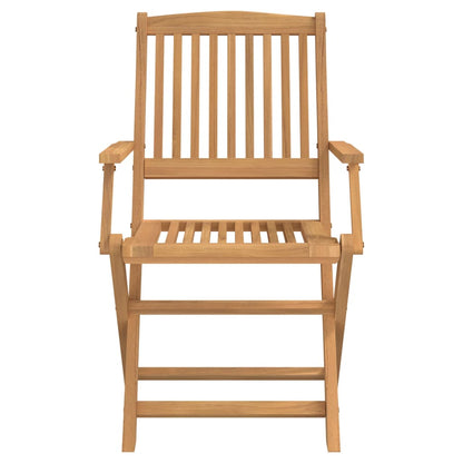Tuinstoelen 4 St Inklapbaar 57,5X54,5X90 Cm Massief Acaciahout