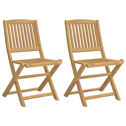 Tuinstoelen 2 st inklapbaar 57x48,5x90 cm massief acaciahout