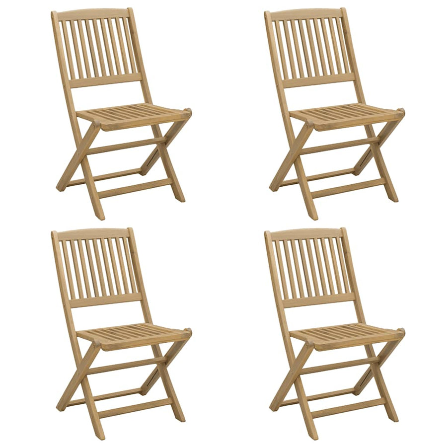 Tuinstoelen Inklapbaar 57X49X90 Cm Massief Acaciahout 4