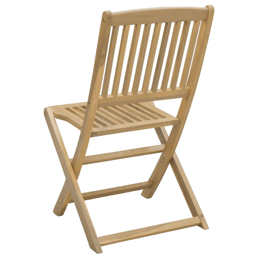 Tuinstoelen Inklapbaar 57X49X90 Cm Massief Acaciahout 4