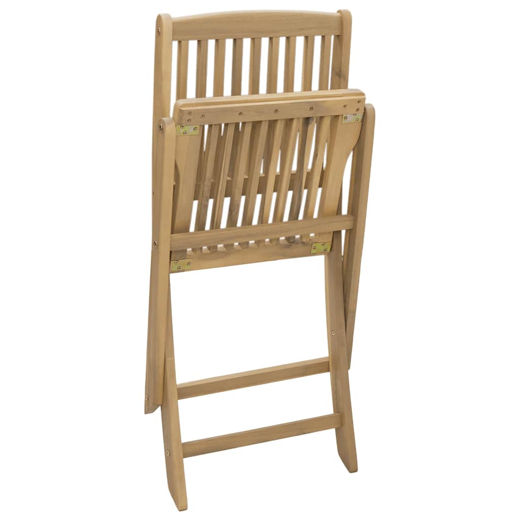Tuinstoelen Inklapbaar 57X49X90 Cm Massief Acaciahout 4