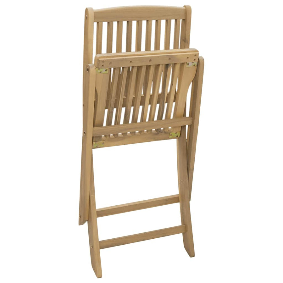 Tuinstoelen Inklapbaar 57X49X90 Cm Massief Acaciahout 4