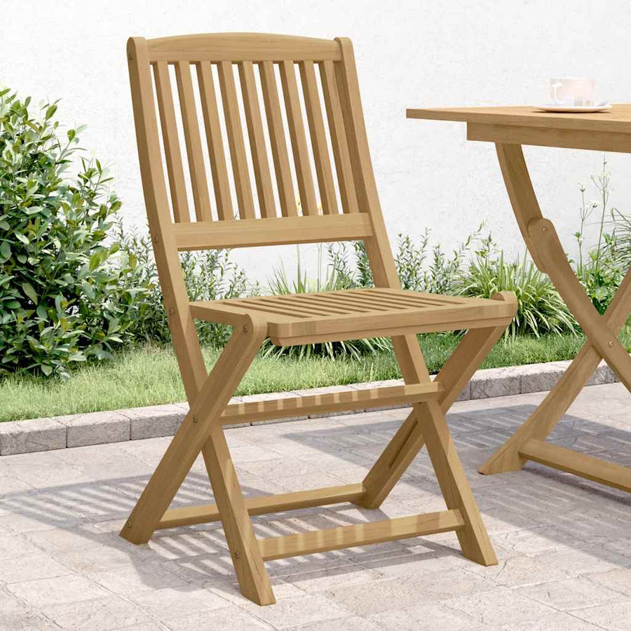 Tuinstoelen Inklapbaar 57X49X90 Cm Massief Acaciahout 4