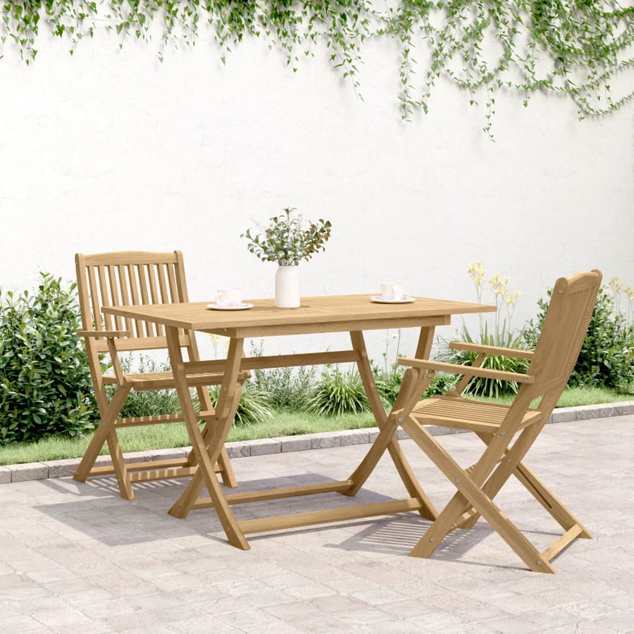 Tuintafel Inklapbaar Massief Acaciahout 120 x 70 x 75 cm