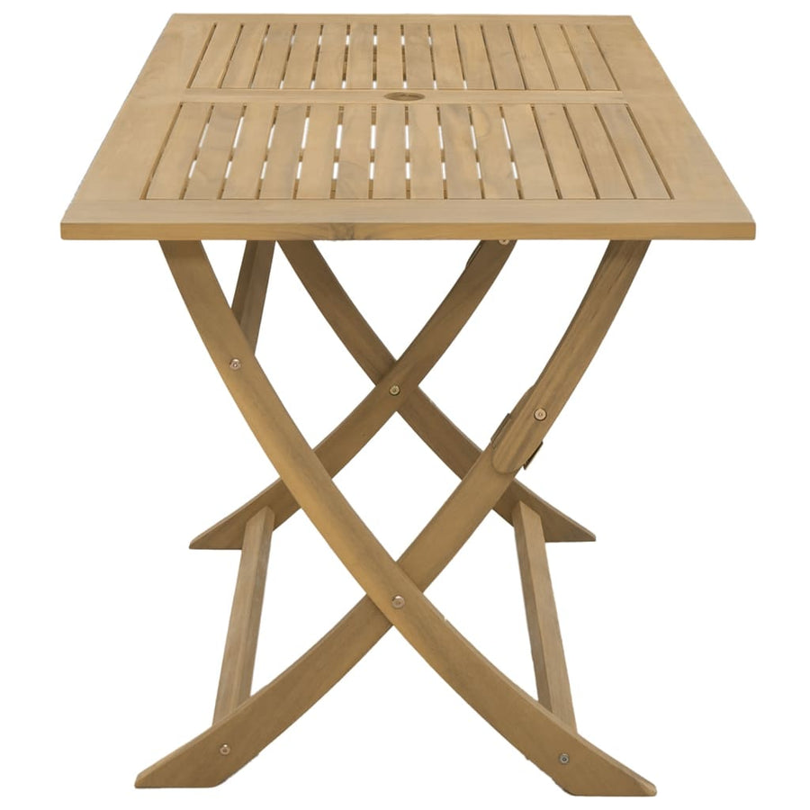 Tuintafel Inklapbaar Massief Acaciahout 120 x 70 x 75 cm