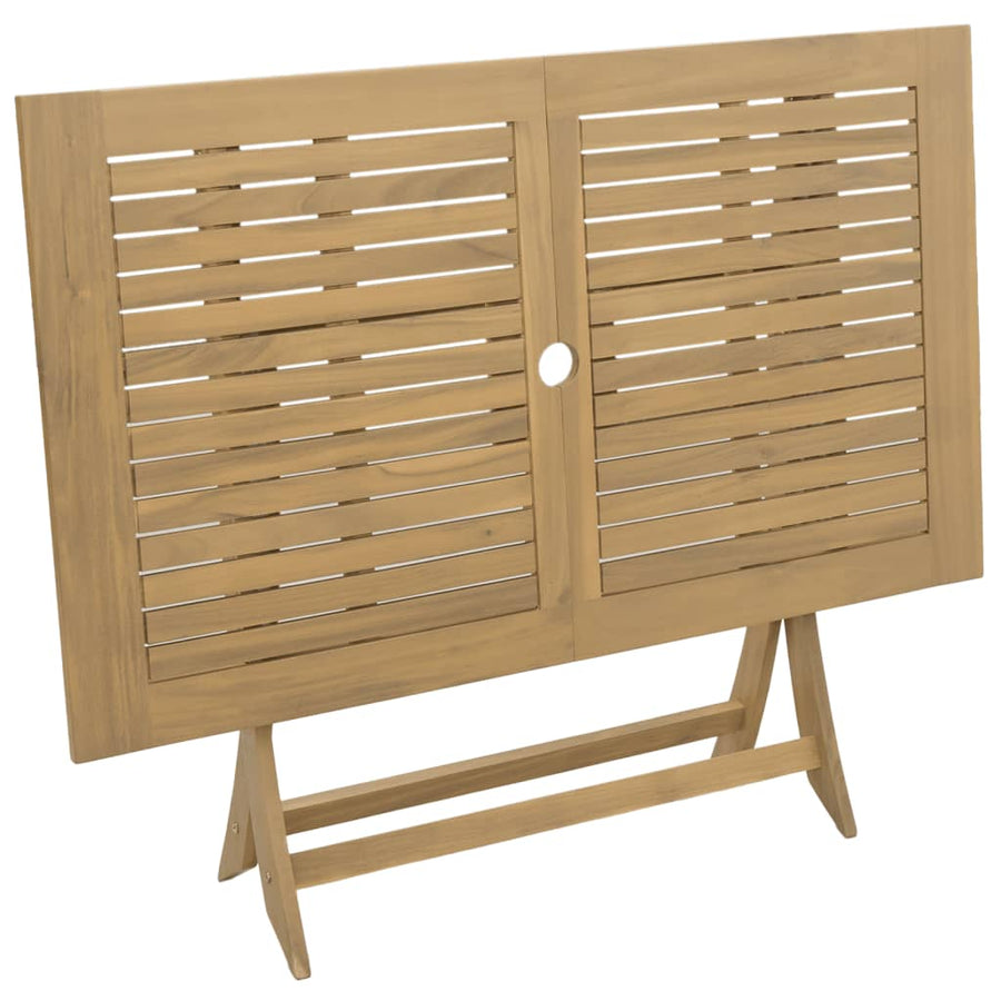 Tuintafel Inklapbaar Massief Acaciahout 120 x 70 x 75 cm