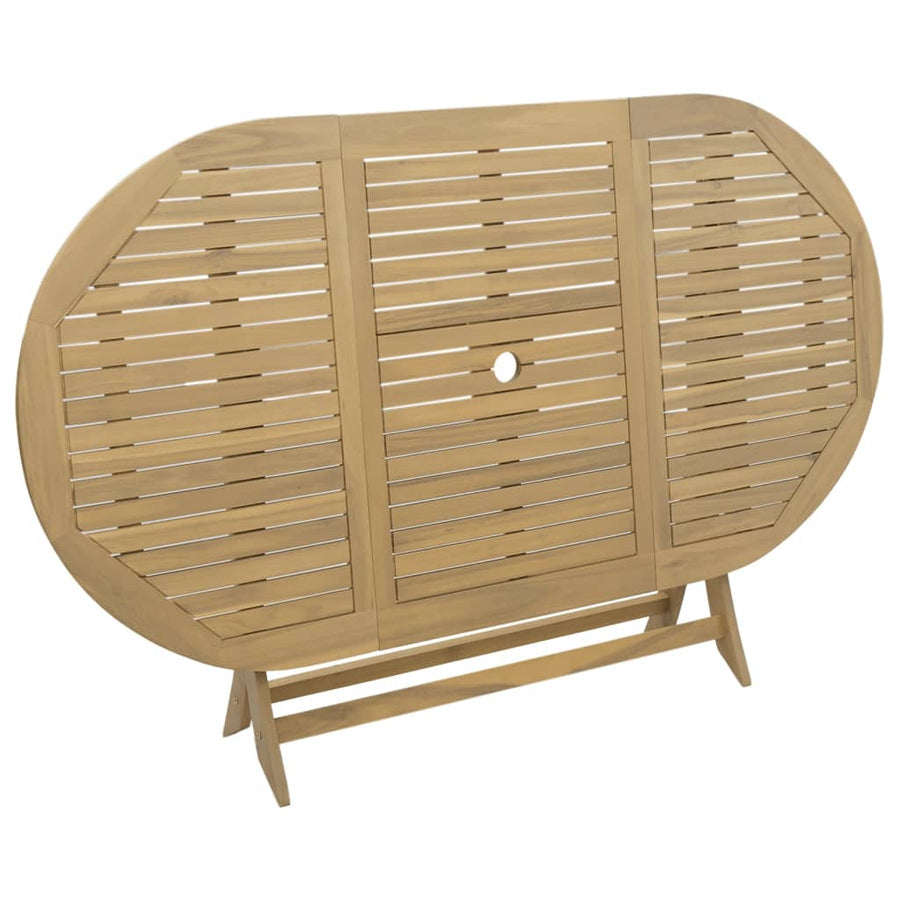 Tuintafel inklapbaar 160x85x75 cm massief acaciahout