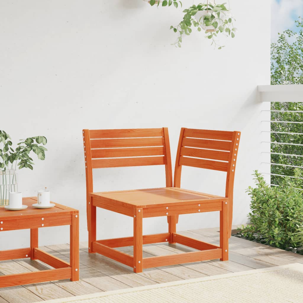 Tuinhoekbank 73X73X78 Cm Massief Grenenhout Wasbruin