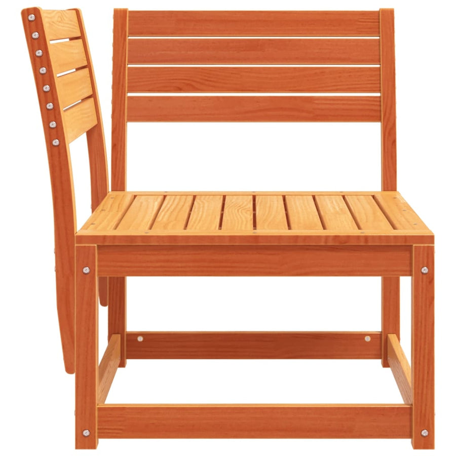 Tuinhoekbank 73X73X78 Cm Massief Grenenhout Wasbruin