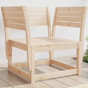 Tuinstoel massief grenenhout 83x73x78 cm