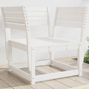Tuinstoel massief grenenhout wit 83x73x78 cm