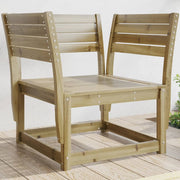 Tuinstoel grenenhout geïmpregneerd 83x73x78 cm