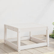 Voetenbank massief grenenhout wit 63.5x63.5x38 cm