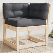 Tuinhoekbank massief grenenhout 73x73x78 cm