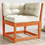 Tuinhoekbank grenenhout 73x73x78 cm wasbruin