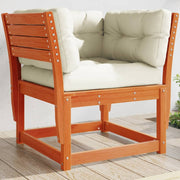 Tuinbank grenenhout wasbruin 83x73x78 cm met kussens