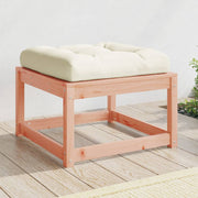 Tuinvoetenbank massief douglashout met kussen 83x73x78 cm