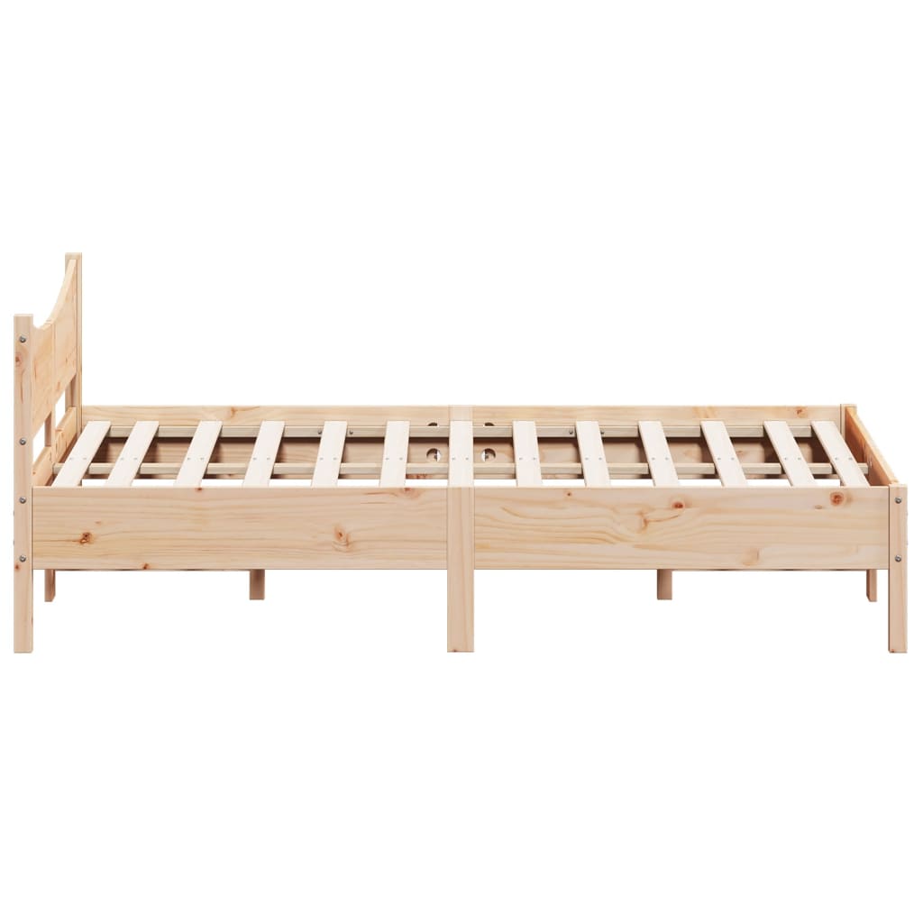 Bedframe Massief Grenenhout 120X200 Cm