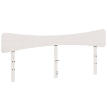 Hoofdbord 200 cm massief grenenhout wit