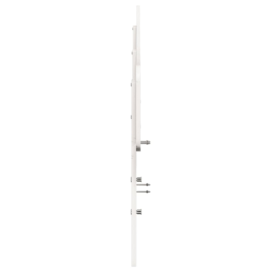 Hoofdbord 200 cm massief grenenhout wit