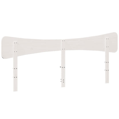 Hoofdbord 200 cm massief grenenhout wit