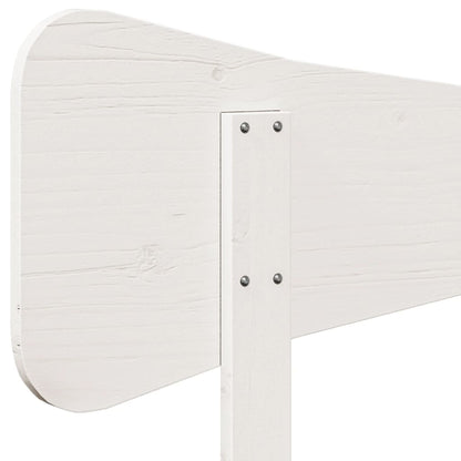 Hoofdbord 200 cm massief grenenhout wit