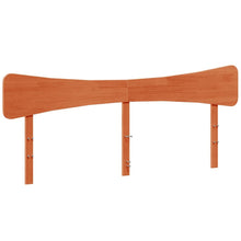 Hoofdbord 200 cm massief grenenhout wasbruin