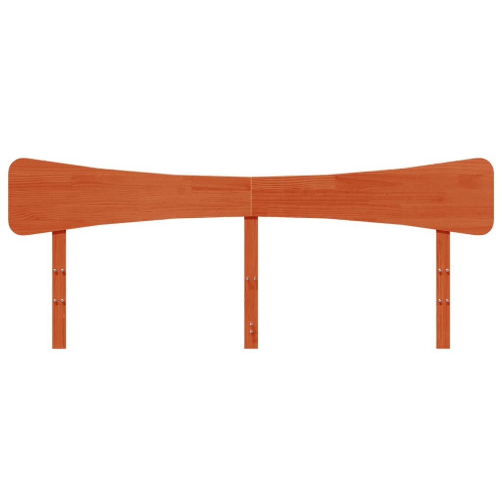 Hoofdbord 200 cm massief grenenhout wasbruin